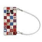 For Huawei Mate X5 Lattice Little Bear Pattern Full Coverage Phone Case with Wrist Strap(Silver) - 1