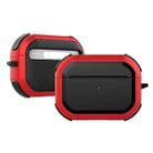 For AirPods 4 Thunder Mecha Wireless Bluetooth Earphones TPU Protective Case(Red) - 1