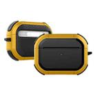 For AirPods 4 Thunder Mecha Wireless Bluetooth Earphones TPU Protective Case(Yellow) - 1