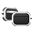 For AirPods 4 Thunder Mecha Wireless Bluetooth Earphones TPU Protective Case(White) - 1