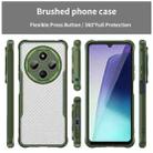 For Xiaomi Poco C75 Carbon Fiber Texture Translucent Phone Case(Green) - 2