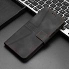 For Samsung Galaxy S25 5G Triangle Solid Color Leather Phone Case(Black) - 2