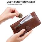 For iPhone 12 Pro Max Fashion Calf Texture Zipper Horizontal Flip Leather Case with Stand & Card Slots & Wallet Function(Brown) - 3