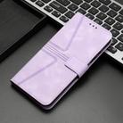 For Redmi Note 14 4G 163.25mm Triangle Solid Color Leather Phone Case(Purple) - 2