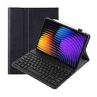 For Xiaomi Pad 7 / 7 Pro 11.2 inch A0N13 Ultra-thin Detachable Bluetooth Keyboard Leather Tablet Case(Black) - 2