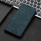 For Samsung Galaxy S25 Ultra 5G Ethnic Embossed Adsorption Leather Phone Case(Blue) - 2
