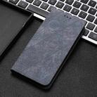 For Samsung Galaxy S25 5G Ethnic Embossed Adsorption Leather Phone Case(Grey) - 2
