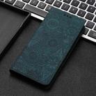 For Redmi Note 14 Pro 5G Ethnic Embossed Adsorption Leather Phone Case(Blue) - 2