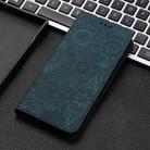 For Redmi A4 5G Ethnic Embossed Adsorption Leather Phone Case(Blue) - 2