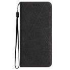 For Redmi A4 5G Ethnic Embossed Adsorption Leather Phone Case(Black) - 3
