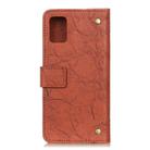 For Samsung Galaxy S20 FE 5G / S20 Fan Edition / S20 Lite Copper Buckle Retro Crazy Horse Texture Horizontal Flip Leather Case with Holder & Card Slots & Wallet(Brown) - 3