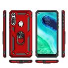 For Motorola Moto G Fast Shockproof TPU + PC Protective Case with 360 Degree Rotating Holder(Red) - 2