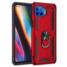 For Motorola Moto G 5G Plus Shockproof TPU + PC Protective Case with 360 Degree Rotating Holder(Red) - 1