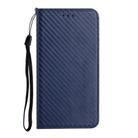 For Samsung Galaxy A36 5G Carbon Fiber Texture Magnetic Flip Leather Phone Case(Blue) - 2