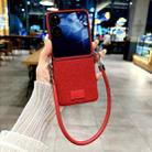 For Xiaomi Mix Flip Comfortable Short Plush Full Coverage Phone Case(Red) - 2