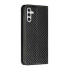 For Samsung Galaxy S25 5G Carbon Fiber Texture Magnetic Flip Leather Phone Case(Black) - 3