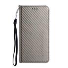 For Samsung Galaxy S24 FE 5G Carbon Fiber Texture Magnetic Flip Leather Phone Case(Grey) - 2