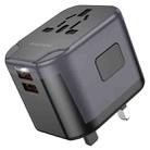 Borofone BAC13 PD20W USB-C / Type-C and USB x 2 Universal Conversion Charger(Black) - 3