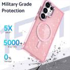 For Samsung Galaxy S24 Ultra 5G Glitter MagSafe Shockproof Phone Case(Pink) - 2