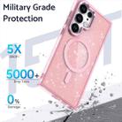 For Samsung Galaxy S23 Ultra 5G Glitter MagSafe Shockproof Phone Case(White) - 2