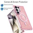 For Samsung Galaxy S23 Ultra 5G Glitter MagSafe Shockproof Phone Case(White) - 3