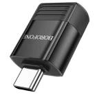 Borofone BV18 Type-C Male to USB Female USB3.0 Data OTG Adapter(Black) - 2