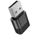 Borofone BV18 USB Male to Type-C Female USB2.0 Data OTG Adapter(Black) - 3