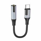 Borofone BV19 Type-C to AUX 3.5mm Digital Audio Converter Cable(Black) - 2