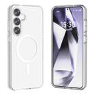 For Samsung Galaxy S25 5G Terminator MagSafe Magnetic Phone Case(Transparent) - 1