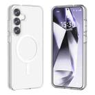 For Samsung Galaxy S25+ 5G Terminator MagSafe Magnetic Phone Case(Transparent) - 1