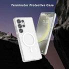 For Samsung Galaxy S25 Ultra 5G Terminator MagSafe Magnetic Phone Case(Glitter White) - 3