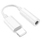 Borofone BV21 8 Pin to AUX 3.5mm Digital Audio Converter Cable(White) - 1