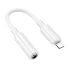 Borofone BV22 8 Pin to AUX 3.5mm Digital Audio Converter Cable(White) - 1