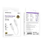 Borofone BV22 8 Pin to AUX 3.5mm Digital Audio Converter Cable(White) - 3