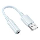 Borofone BV22 USB to 3.5mm External Sound Card(Blue) - 1