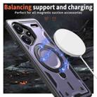For Redmi Note 13 Pro+ PC Hybrid TPU Armor MagSafe Ring Holder Phone Case(Purple) - 3
