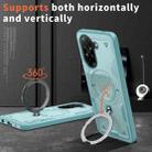 For Redmi A5 4G 171.7mm / Poco C71 PC Hybrid TPU Armor MagSafe Ring Holder Phone Case(Light Blue) - 2
