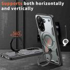 For Redmi A5 4G 171.7mm / Poco C71 PC Hybrid TPU Armor MagSafe Ring Holder Phone Case(Grey) - 2