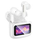 hoco EQ14 True Wireless Smart Touch screen Bluetooth Earphone(White) - 1