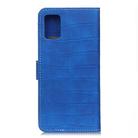 For Samsung Galaxy S20 FE 5G / S20 Fan Edition / S20 Lite Crocodile Texture Horizontal Flip Leather Case with Holder & Card Slots & Wallet(Blue) - 3