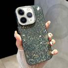 For iPhone 12 Pro Mosaic Diamond Texture PC Hybrid TPU Phone Case(Green) - 1