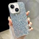 For iPhone 13 Mosaic Diamond Texture PC Hybrid TPU Phone Case(Blue) - 1