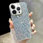 For iPhone 13 Pro Mosaic Diamond Texture PC Hybrid TPU Phone Case(Blue) - 1