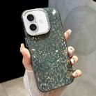 For iPhone 16 Plus Mosaic Diamond Texture PC Hybrid TPU Phone Case(Green) - 1