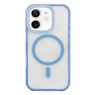 For iPhone 11 Frosted MagSafe PC Phone Case(Blue) - 1