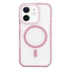 For iPhone 11 Frosted MagSafe PC Phone Case(Pink) - 1