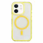 For iPhone 12 Frosted MagSafe PC Phone Case(Yellow) - 1