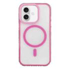 For iPhone 16 Plus Frosted MagSafe PC Phone Case(Rose Red) - 1