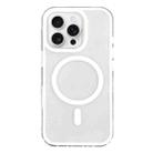 For iPhone 16 Pro Max Frosted MagSafe PC Phone Case(White) - 1