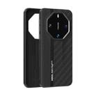 For Huawei Mate 60 RS Ultimate ABEEL 6D Micro Relief Phone Case(Black) - 1